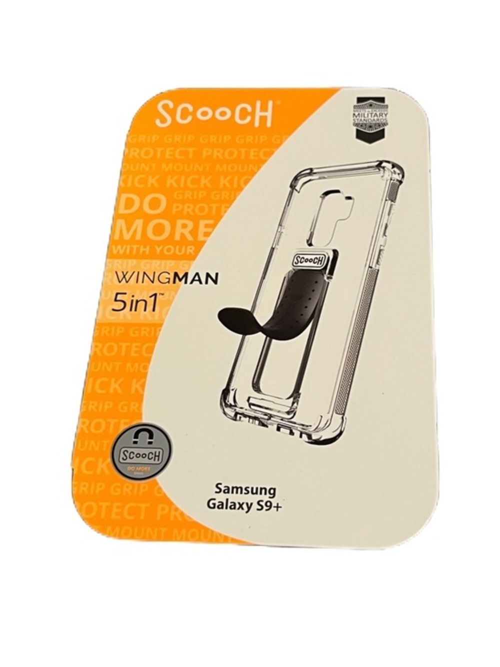 New Wingman 5-in-1 Phone Grip & Stand for Samsung Galaxy S9+ - Black
